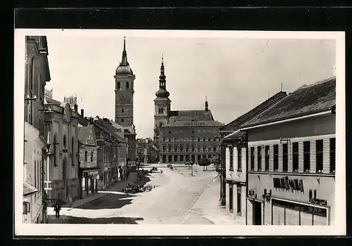 AK Wischau / Vyskov, Masarykplatz