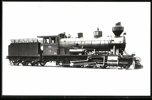 Fotografie Carl Bellingrodt, Wuppertal-Barmen, Eisenbahn Finnland, Dampflok, Hanomag Tender-Lokomotive Nr. 715