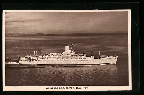 AK Orient Line Passagierschiff R.M.S. Orcades