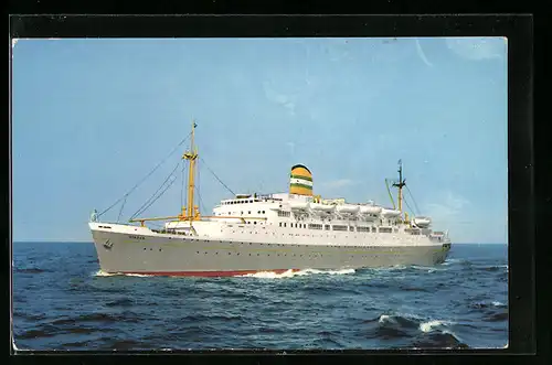 AK Passagierschiff s.s. Ryndam, Holland-America Line