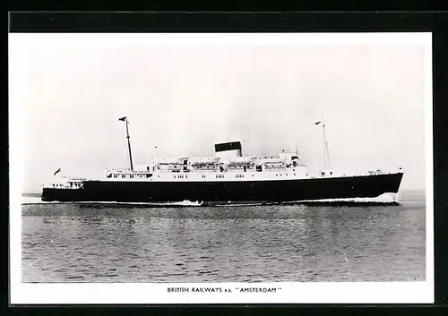 AK British Railways s.s. Amsterdam, Passagierschiff