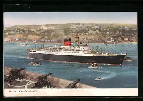 AK Cunard Passagierschiff R.M.S Carinthia