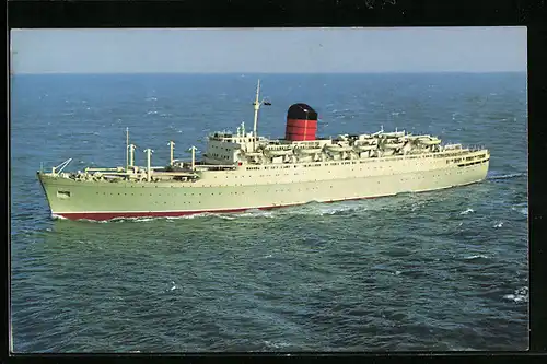 AK Cunard Passagierschiff Carmania