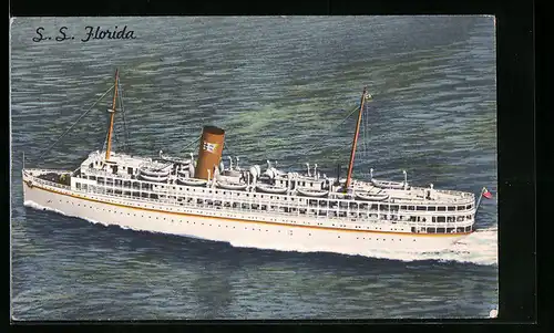 AK Miami, Passagierschiff S.S. Florida, P. & O. Steamship Co.