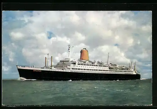 AK Passagierschiff T.S. Bremen, Flagship of North German Lloyd