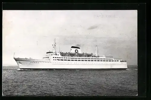 AK Passagierschiff Patricia auf hoher See