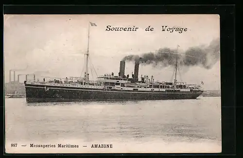 AK Passagierschiff André-Lebon, Messageries Maritimes