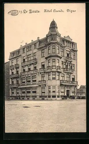 AK Le Zoute, Hotel Arends, Digue