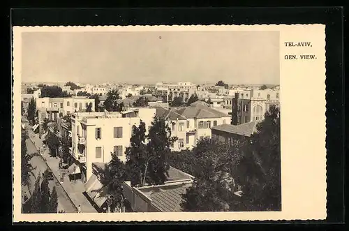 AK Tel-Aviv, Blick über die Dächer der Stadt