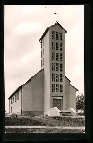 AK Berkheim, Kath. Kirche der Pfarrei Oberesslingen