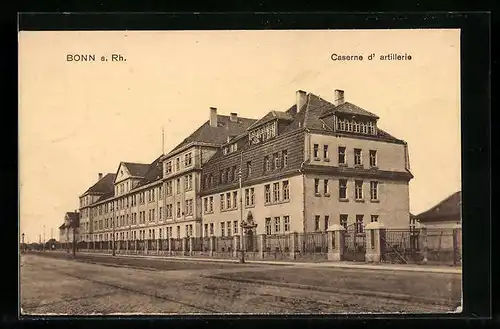 AK Bonn s. Rh., Caserne d`artillerie
