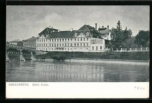 AK Donauwörth, Hotel & Brauerei Krebs