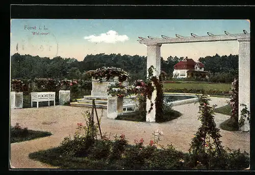 AK Forst i. L., Partie auf der Wehrinsel