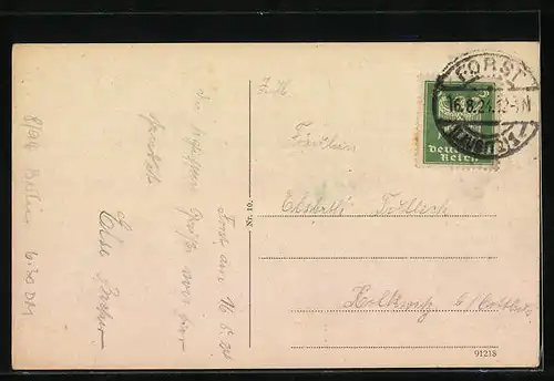 AK Forst i. L., Partie auf der Wehrinsel