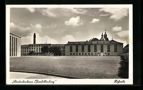 AK Berlin-Charlottenburg, Studentenhaus, Hofseite