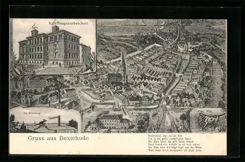 AK Buxtehude, Kgl. Baugewerbeschule, De Wettloop