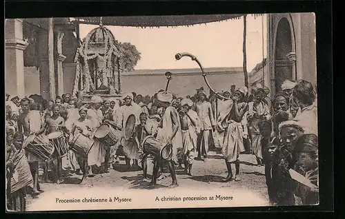 AK Mysore, A Christian Procession