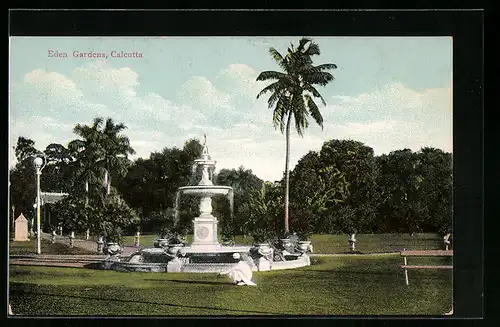 AK Calcutta, Eden Gardens, Fountain