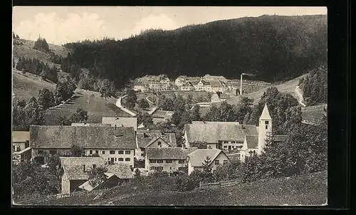 AK Isny /Allgäu, Heilstätte Überruh mit Bolsternang
