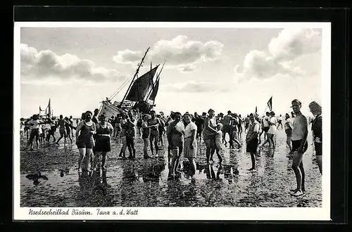 AK Büsum /Nordsee, Tanz a. d. Watt