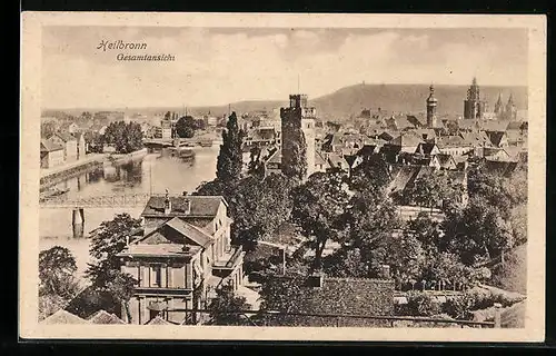 AK Heilbronn, Gesamtansicht aus der Vogelschau