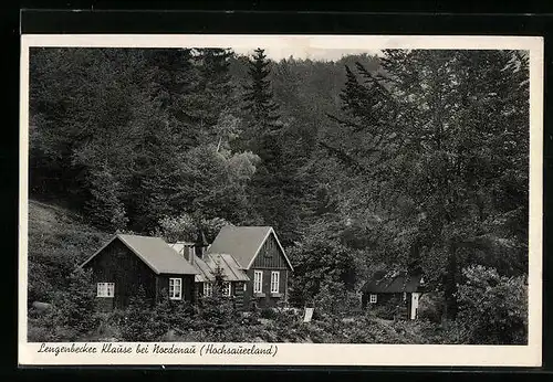 AK Nordenau /Sauerland, Gasthaus Lengenbecker Klause / Raststätte zur Klause