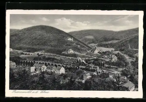 AK Rummenohl a. d. Volme, Gesamtansicht mit Umgebung aus der Vogelschau