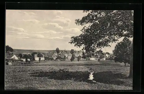 AK Ansprung, Blick auf Mitteldorf mit Schule