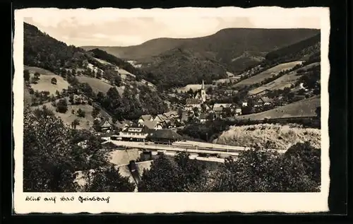 AK Bad Griesbach, Ortsansicht mit Kurhaus und Umgebung aus der Vogelschau