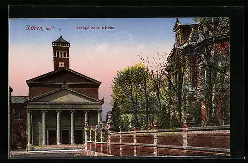 AK Düren /Rhld., Evangelische Kirche