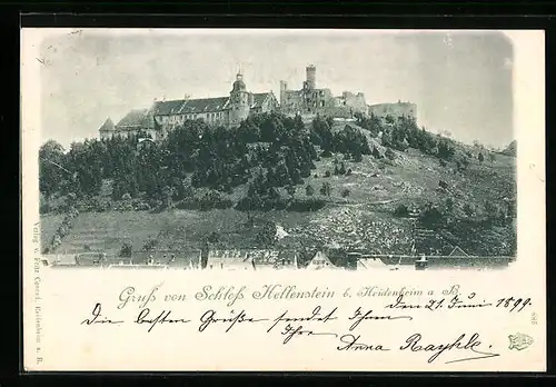 AK Heidenheim a. B., Schloss Hellenstein