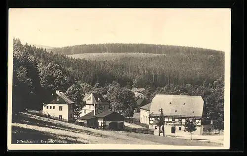 AK Dittersbach i. Erzgeb., Gasthof Dittersbach