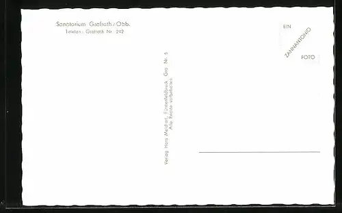 AK Grafrath /Obb., Sanatorium