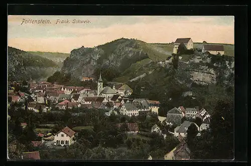 AK Pottenstein /Fränk. Schweiz, Teilansicht