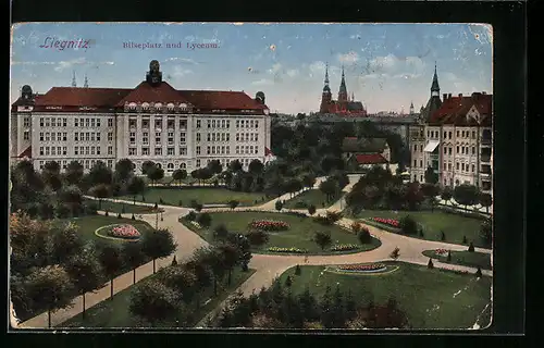 AK Liegnitz, Bilseplatz und Lyceum