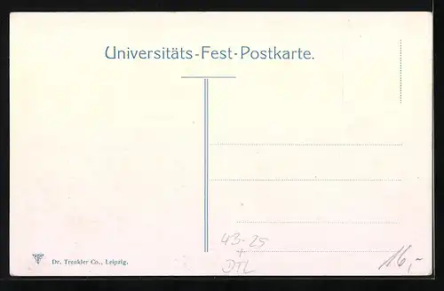 Künstler-AK Leipzig, Festabend des Leipziger Gausängerbundes 1909, Sängerfest