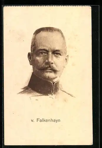 AK Heerführer von Falkenhayn, Kopfportrait