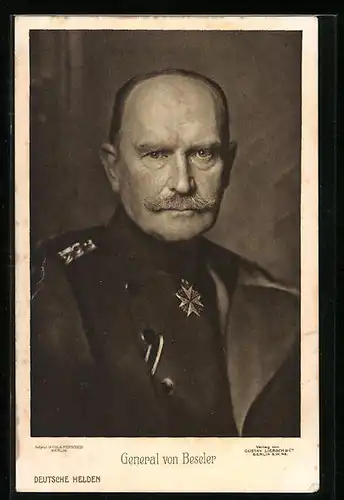 AK Heerführer General von Beseler in Uniform