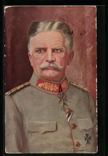 AK Heerführer Generalfeldmarschall von Mackensen in Uniform
