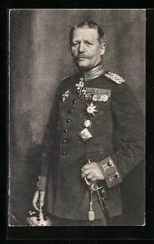 AK Heerführer von Einem, Portrait in Uniform