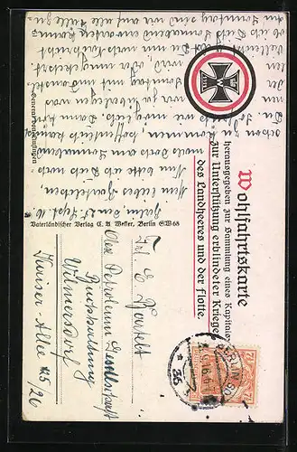 AK Heerführer General von Linsingen, Portrait in Uniform