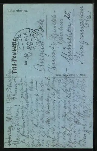 AK Heerführer Graf von Haeseler, Portrait mit Schirmmütze in dekorierter Uniform