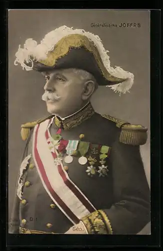 AK Generalissime Joffre, Heerführer in Paradeuniform