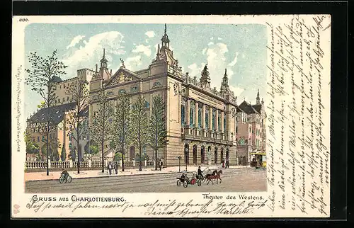 Lithographie Berlin-Charlottenburg, Theater des Westens