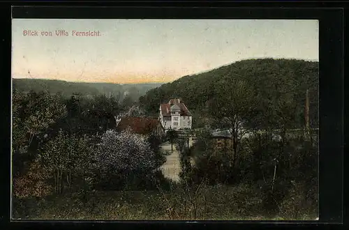 AK Raisdorf, Blick von Villa Fernsicht