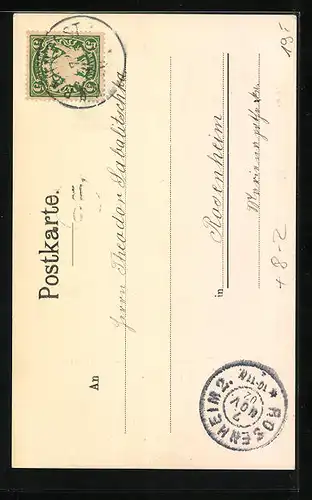 AK Augsburg, Partie am Central-Feuerhaus