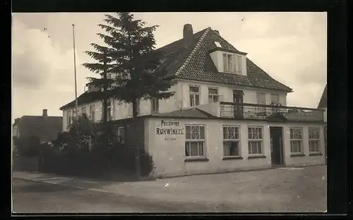 AK Ruhwinkel, Pensionat Ruhwinkel mit Strasse