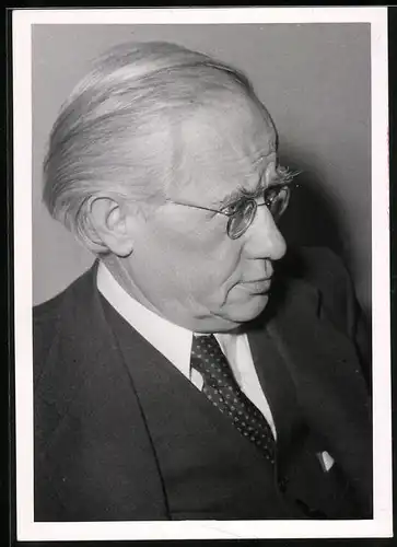 Fotografie Portrait Wilhelm Karl Gerst, Journalist & Mitbegründer der Frankfurter Rundschau