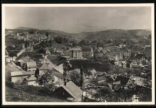 Fotografie unbekannter Fotograf, Ansicht Herisau, Panorama der Ortschaft