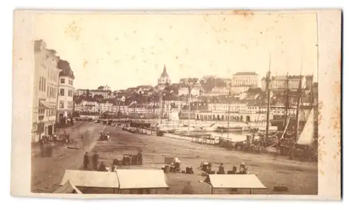 Fotografie unbekannter Fotograf, Ansicht Stockholm, Blick auf die Kornhamnstorg